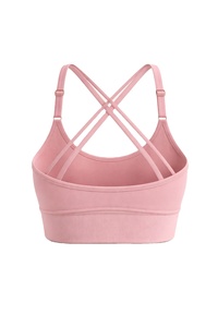 High Quality Plus Size Seamless Sports <b>Bra</b> for Women with Front Logo Shock Absorbing Breathable Four-Way <b>Stretch</b> High Elasticity - Product Image 2