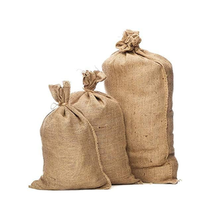 Sacos de Yute para Empacar Gran Cantidad de Granos de Café con Cierre de Cordón e Impresión de Logotipo - Product Image 3