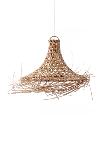 Lámpara Colgante de Bambú y Ratán, Tejida a Mano, Favorita de los Clientes, para Decoración de Interiores de Hoteles y Resorts - Product Image 2