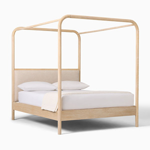 Juego de Dormitorio de Lujo Estilo Francés, Estructura de Cama Diván de Madera de Teca con Diseño de Dosel - Baila - Product Image 6