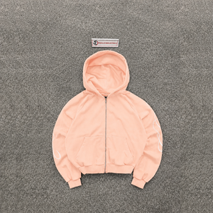 Nouveau sweat à capuche zippé de qualité supérieure, style pêche, épais, élégant, esthétique minimaliste moderne, doux, confortable, chaud, respirant, durable, doublure brossée en coton - Product Image 5