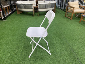 เก้าอี้พับสแตนเลสทันสมัย – เก้าอี้พกพาสำหรับสวนกลางแจ้งและตั้งแคมป์ - Product Image 4