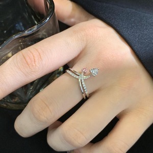 Anillo Toi Et Moi de Doble Banda con Diamante de Laboratorio de 1 Quilate en Forma de Corazón y Corte Redondo, Diseño de Lujo, Oro Sólido de 14k, Certificado IGI, Oro Blanco - Product Image 4