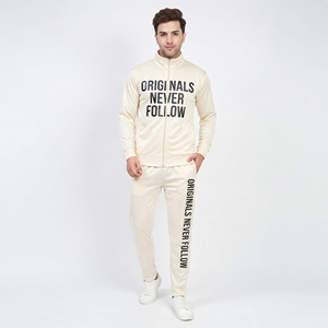 Men's 100% Polyester Printed Zipper Sportswear Jogger Printed Sweat Suit Tracksuits Stand Collar Zipper Jacket Printed <b>Pants</b> - Product Image 2