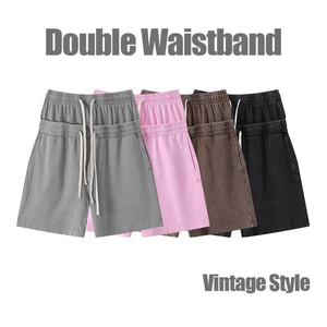 Custom Men Cotton Fleece Sweat Shorts Mid Waist Elastic Casual Gym Shorts Soft Lounge Athletic Pockets Quick Dry Breathable - Product Image 2