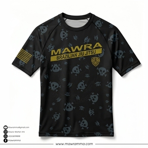 Wholesale RashGuard Custom Sublimation <b>Print</b> Polyester Spandex Flatlock Seams BJJ MMA <b>Surfing</b> Long Sleeve Compression Shirt - Product Image 3