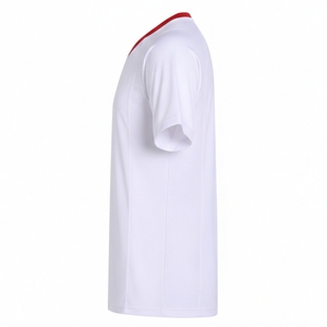 Maillot de rugby unisexe personnalisé sublimé à manches courtes en tissu mesh respirant avec broderie élégante – Tenue de football américain - Product Image 4
