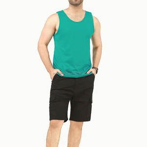 Débardeurs de sport pour hommes en coton 100% de haute qualité, décontractés, pour la musculation, vente en gros, respirants, tricotés, grandes tailles - Product Image 2