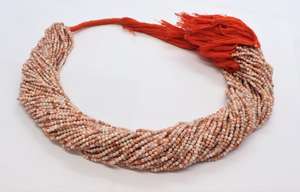 ลูกปัดโอปอลสีชมพูธรรมชาติทรงเหลี่ยมขนาด 13 นิ้ว ลูกปัดโอปอลสีชมพูขนาด 2 มม. ลูกปัดโอปอลทรงเหลี่ยมสีชมพูสำหรับทำเครื่องประดับ - Product Image 5