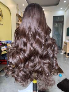 Extensions de cheveux humains vierges Remy vietnamiens de haute qualité, 100 % sans nœuds ni perte, style ondulé, double trame machine, pour tous - Product Image 3