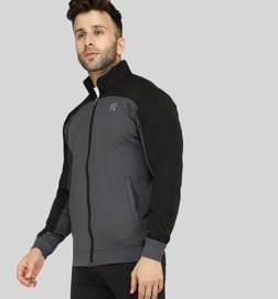 Red <b>White</b> Color Block Men's Windbreaker Jacket <b>Zip</b> <b>Up</b> Lightweight Outerwear for Streetwear - Product Image 1