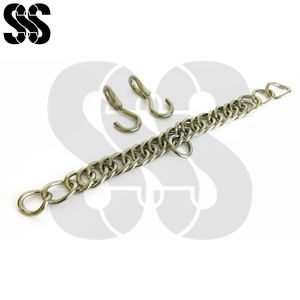 Chaîne de bridage pour cheval en acier inoxydable avec deux crochets et double maillon, durable, résistante à la rouille, de haute qualité, entièrement personnalisable - Product Image 4