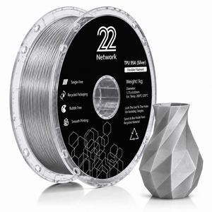 Filamento TPU 95A 22 Network, Color Plata Sólido, 1.75mm, Bobina de 1kg, Flexible, Alta Elasticidad, para Impresora 3D, Venta al Por Mayor - Product Image 1