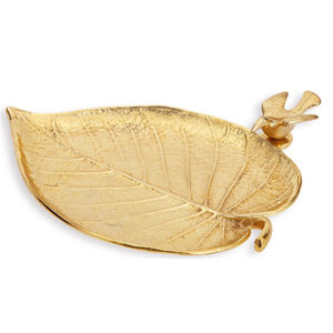 Bandeja de Servir de Metal de Diseño Nuevo en Forma Redonda, Bandeja de Metal de Diseño Clásico Plateada con Asa Decorativa - Product Image 6