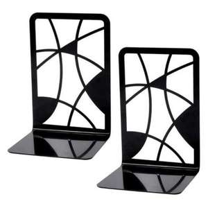 Sujetalibros de metal de hierro hechos a mano para la organización de escritorios de oficina, bibliotecas y estanterías, decoración elegante para el hogar y la sala de estudio. - Product Image 1