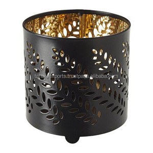 Top tendance nouveau Style Design métal bougie pots thé lumière votive thé lumière support pour la décoration de la maison pour l'exportation de l'inde - Product Image 2