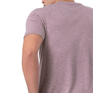 เสื้อยืดคอกลมผู้ชายทรงหลวม ผ้าฝ้าย 100% แห้งเร็ว ทอแน่น พิมพ์โลโก้ตามสั่ง ดีไซน์ล่าสุด ป้องกันขนร่วง - Product Image 1