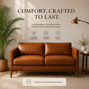 Sofá de 2 Plazas de Alta Gama, Estilo Moderno de Mediados de Siglo, Elegante y Minimalista, para una Sala de Estar Acogedora, Muebles Confortables para Espacios Pequeños - Product Image 5