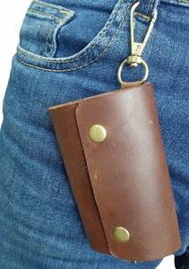 Nueva Funda Versátil para Llaves de Coche, de Cuero Genuino Crazy Horse, Estuche para Llaves de Coche, Protector de Llaves - Product Image 6