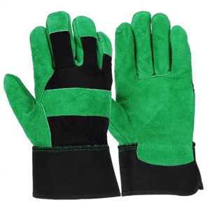 Gants de sécurité robustes en cuir de vachette pleine fleur, certifiés CE, anti-vibration, antistatiques, pour travaux lourds - Product Image 4