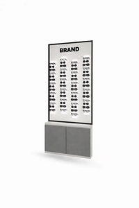 Modern Optical Back <b>Wall</b> <b>Display</b> Unit LED Eyewear <b>Wall</b> Panel Rack Retail Showroom <b>Display</b> Stand Storage Cabinet Custom Colors - Product Image 3