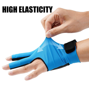 Guantes de Snooker Profesionales de la Mejor Calidad, Personalizables, para Hombre, Antideslizantes, de 3 Dedos - Product Image 4