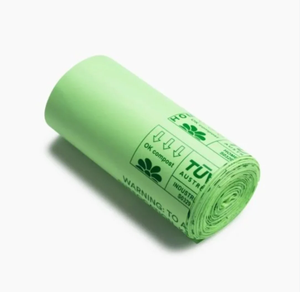 2024 sac à ordures taille et conception personnalisées sac alimentaire compostable entièrement biodégradable Pbat Pla fécule de maïs TUV OK Compost Viet Nam - Product Image 1