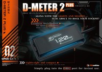 Medidor Digital OBDII Shadow Auto 2 PLUS, Kit de Actualización de Pantalla Multifuncional, Fácil Conexión de Aluminio para GR YARIS