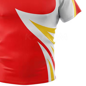 Maillot de rugby respirant à manches courtes pour homme et femme, dernier design, prix de gros abordable, faible MOQ, idéal pour les sports de plein air - Product Image 4