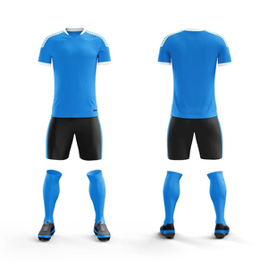 Ensemble d'uniformes de football pour garçons et hommes, maillot et short athlétiques à séchage rapide, vêtements confortables pour l'entraînement et les matchs de football - Product Image 4