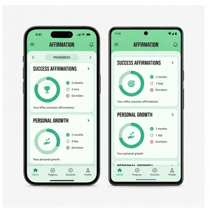 แอปพลิเคชัน Royalcraft Affirmation – คำยืนยันเชิงบวกประจำวัน, ตัวช่วยเสริมสร้างความคิดเชิงบวก, การพัฒนาตนเองและความกระตือรือร้น ios/android - Product Image 2