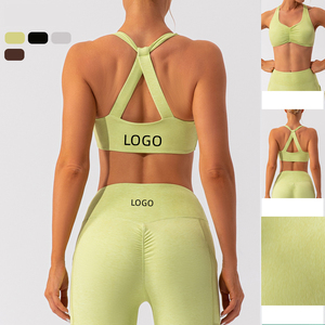 Conjunto de Yoga para mujer, ropa de gimnasio para entrenamiento, conjunto de Yoga transpirable para mujer, conjuntos de Yoga de nailon para adultos - Product Image 4