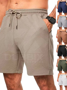 Shorts de sport pour hommes, séchage rapide, respirants, légers, compressifs, athlétiques, taille élastique, anti-plis, taille plus - Product Image 2