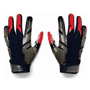 Gants de frappe en cuir noir/blanc personnalisés, rembourrés, ambidextres, avec fermeture à boucle, en tissu tricoté, pour adultes, personnalisables pour le baseball - Product Image 1