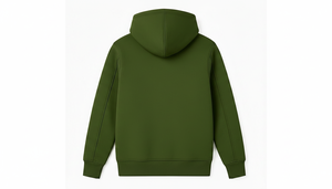 Sudadera con capucha para hombre, de algodón grueso, corte regular, informal, cortavientos, ecológica, con cremallera completa, personalizable - Product Image 4