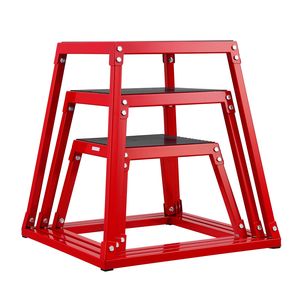 Set di Box Pliometrici Antiscivolo da 12/18/24 Pollici, Piattaforma per Esercizi Fitness, Step Box per Allenamento di Agilità - Product Image 3