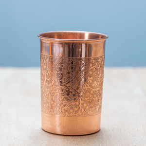 Vaso de Cobre de Moda con Nueva Textura, Vaso de Cobre para Beber Agua a un Precio Accesible - Product Image 3