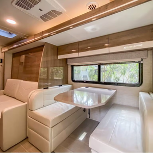 Caravane de luxe 4x4, mini-camping-car de luxe Euro 4-Euro 6, 4-6 personnes, tout-terrain, en fibre de verre, avec douche et cuisine, camping-car de luxe - Product Image 5