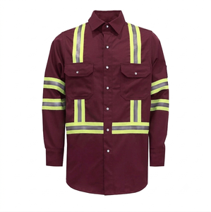 Sharp High Visibility Reflective tape Flame retardant Anti-Heat Shirt 2 XL Size - Product Image 1