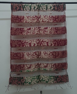 Écharpe en soie mélangée avec calligraphie arabe - Product Image 6