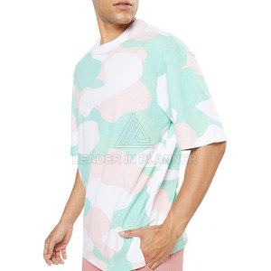 Camisetas Extra Grandes para Hombre de Diseño Superior con Logotipo Personalizado, Último Diseño 2026, Nueva Llegada, 100% Algodón, Corte Holgado, Camiseta Estampada - Product Image 3