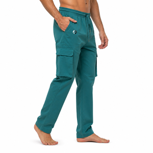 <b>mens</b> utility <b>trouser</b> featuring durable fabric functional cargo pockets relaxed comfort and fashionable design for travel OEM - Product Image 4