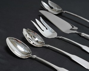 Premium Stainless Steel Cutlery Set Steak Knives <b>Forks</b> <b>Dessert</b> Coffee Vintage Design Mirror Polish Durable 5-Star Hotel Quality - Product Image 3