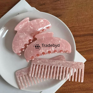 Tradebyd Luxury Resin <b>Comb</b> Smooth Wide Tooth <b>Hair</b> <b>Comb</b> for Frizz Free Styling and Scalp Massage - Product Image 4
