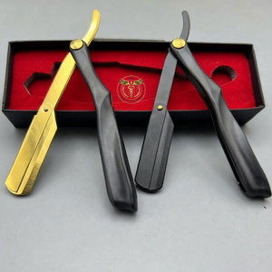 Rasoir droit turc de qualité supérieure en acier inoxydable, rasoir de sécurité pliable professionnel pour barbier, rasoir manuel, outil de salon de luxe - Product Image 3