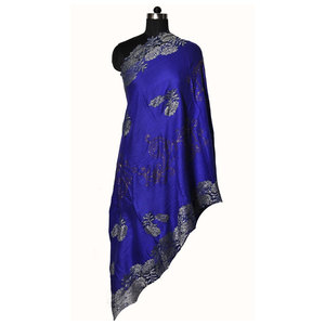 Luxury Fine Wool Crystal Lace Stole 70x200cms Elegant Designer <b>Wrap</b> <b>Shawl</b> Soft Warm Lightweight 85% Fine Wool and 15% Silk - Product Image 1