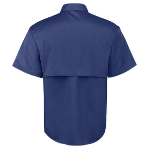 Camisa de Pesca de Manga Corta Personalizada al por Mayor con Impresión de Logotipo, Secado Rápido, Transpirable, de Poliéster, Equipo de Pesca al Aire Libre OEM - Product Image 2