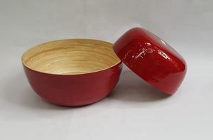 ชามสลัดชามไม้ไผ่ชามสลัดดีไซน์ใหม่เป็นมิตรต่อสิ่งแวดล้อมสำหรับชุดภาชนะใส่อาหาร - Product Image 4