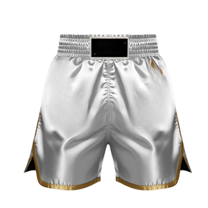 Pantalones Cortos de Muay Thai Personalizados con Diseño Impreso, Pantalones Cortos de Lucha de Dos Colores - Product Image 1