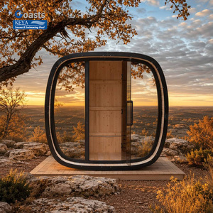Bauamt Verfahrensfrei Pod Sauna Thermo Wood CE Smart WiFi 400V Panoramic DDP Allemagne Kurort <span class=keywords><strong>Alpine</strong></span> - Product Image 1